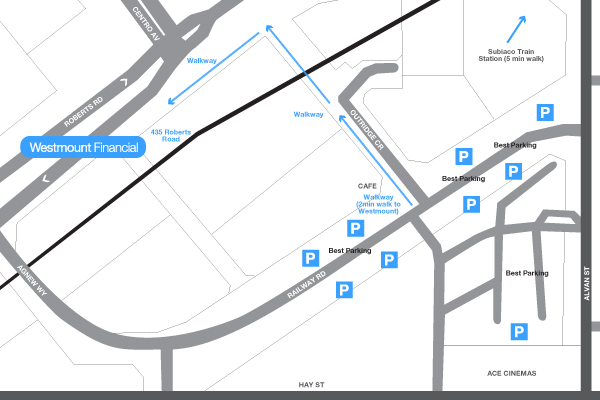 Westmount Financial Location Map